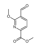 methyl 5-formyl-6-methoxypyridine-2-carboxylate结构式