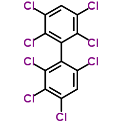 2,2',3,3',4,5',6,6'-八氯联苯结构式