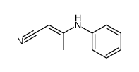 (E/Z)-3-phenylaminobut-2-enenitrile结构式