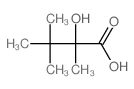 2-hydroxy-2,3,3-trimethyl-butanoic acid结构式