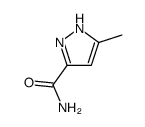 5-Methyl-1H-pyrazole-3-carboxamide结构式
