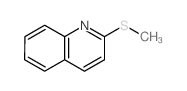 2-methylsulfanylquinoline结构式