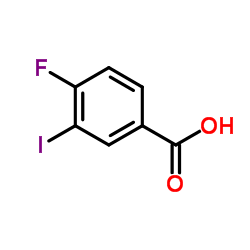 3-碘-4-氟苯甲酸结构式