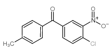4-氯-4&rsquo;-甲基-3-硝基二苯甲酮结构式