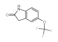 5-(三氟甲氧基)吲哚酮结构式