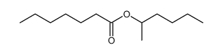 hex-2-yl heptanoate结构式