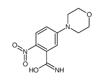 5-morpholin-4-yl-2-nitrobenzamide结构式