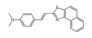 4-[(E)-2-benzo[e][1,3]benzothiazol-2-ylethenyl]-N,N-dimethylaniline结构式