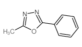 1,3,4-Oxadiazole, 2-methyl-5-phenyl-结构式