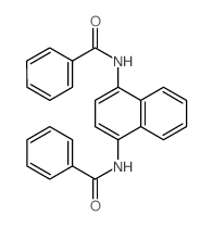N-(4-benzamidonaphthalen-1-yl)benzamide结构式