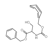 Serine, N-[(phenylmethoxy)carbonyl]-, phenylmethyl ester结构式