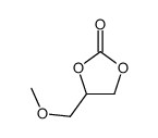 4-(methoxymethyl)-1,3-dioxolan-2-one结构式