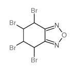 2,3,4,5-tetrabromo-8-oxa-7,9-diazabicyclo[4.3.0]nona-6,9-diene结构式