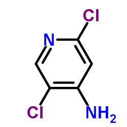 2,5-二氯-4-氨基吡啶结构式