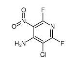 3-chloro-2,6-difluoro-5-nitropyridin-4-amine结构式