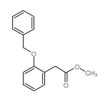 2-(苯基甲氧基)-苯乙酸甲酯结构式