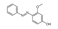 3-methoxy-4-(phenylazo)phenol结构式