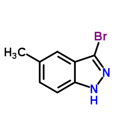 3-溴-5-甲基吲唑结构式