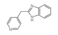 2-(pyridin-4-ylmethyl)-1H-benzoimidazole结构式