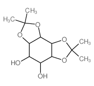 1,2：5,6-双-O-(1-甲基亚乙基)-D-手性肌醇结构式