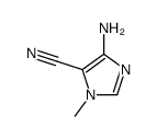 1-甲基-4-氨基咪唑-5-甲腈结构式