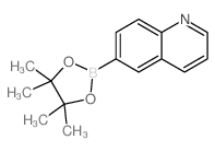 6-喹啉硼酸频那醇酯结构式