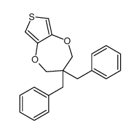 3,3-dibenzyl-2,4-dihydrothieno[3,4-b][1,4]dioxepine结构式
