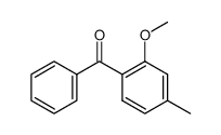 2-methoxy-4-methyl-benzophenone结构式