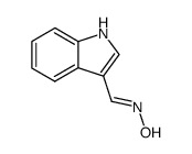 indole-3-carbaldehyde-oxime结构式