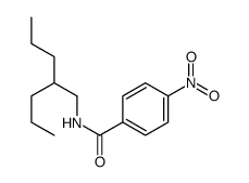4-nitro-N-(2-propylpentyl)benzamide结构式