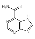 9H-Purine-6-carbothioamide结构式
