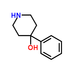 4-苯基-4-羟基哌啶结构式