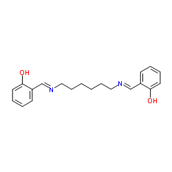 N,N'-二(亚水杨基)-1,6-己烷二胺结构式