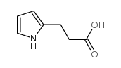 3-(1H-吡咯-2-基)丙酸结构式