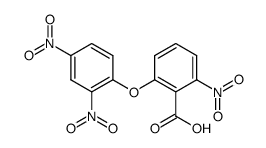 2-(2,4-dinitro-phenoxy)-6-nitro-benzoic acid结构式