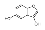 1-benzofuran-3,5-diol结构式