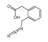 2-[2-(azidomethyl)phenyl]acetic acid结构式
