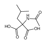 acetylamino-isobutyl-malonic acid结构式