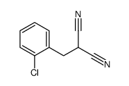 2-[(2-chlorophenyl)methyl]propanedinitrile结构式