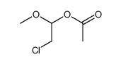 2-chloral-1-methoxyethyl acetate结构式