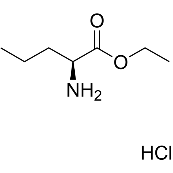 L-正缬氨酸乙酯盐酸盐结构式