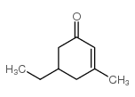 3-甲基-5-乙基-2-环戊烯-1-酮结构式