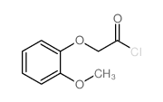 2-(2-methoxyphenoxy)acetyl chloride结构式
