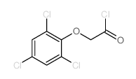 2-(2,4,6-trichlorophenoxy)acetyl chloride结构式