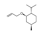 (1S,2R,4R)-2-(allyloxy)-1-isopropyl-4-methylcyclohexane结构式