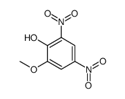 6-Methoxy-2,4-dinitrophenol结构式