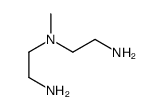 N-甲基-2,2-二氨基二乙胺结构式