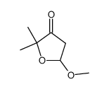 2,2-Dimethyl-5-methoxy-3-oxotetrahydrofuran结构式