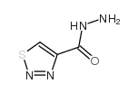 1,2,3-噻二唑-4-碳酰肼结构式