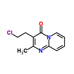 3-(2-氯乙基)-2-甲基吡啶并[1,2-a]嘧啶-4-酮结构式